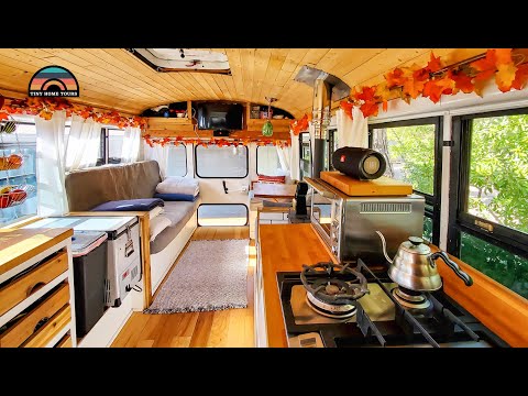 Carpenter's DIY Bus Conversion - Clever Build Ideas On A Budget