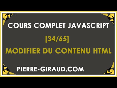 COURS COMPLET JAVASCRIPT 1 65 Présentation du cours JavaScript