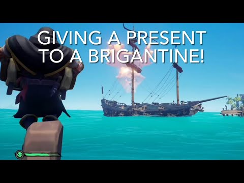 Giving a Mega Keg to a Brigantine!