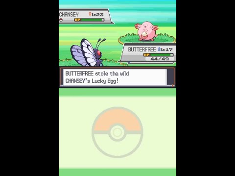 [Nintendo DS] Pokémon SoulSilver Walkthrough [65] - Stealing 6 Lucky Eggs From Chansey Swarm