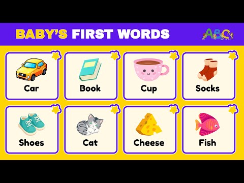 400 Baby's First Words | Learn to Talk for Babies | Baby Learning Videos