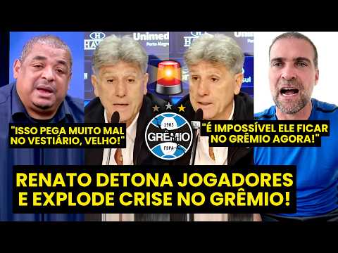 “O RENATO GAÚCHO CHUTOU O BALDE!!! É IMPOSSÍVEL ele FICAR no GRÊMIO! Ele ACABOU com o…” | COLETIVA