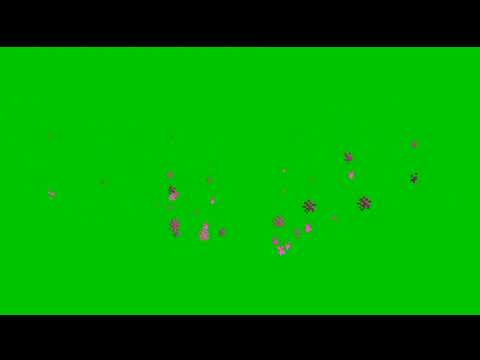 Minecraft teleport particles green screen