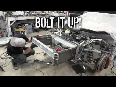Budget Lotus Evora Pt 21 - Mounting Impact Bar & Frame Rail Extensions