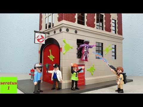 Playmobil Ghostbusters Fire Station 9219 unboxing seratus1