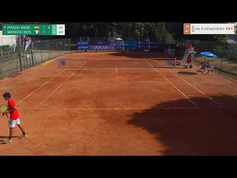 PRADO ANGELO Juan Carlos (BOL) VS MANDOU BERRANGER Igor (FRA) - Court Central