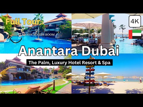 Anantara The Palm Dubai Resort! Fabulous Luxury Hotel,Lagoon Access Room & More! (full tour in 4K)