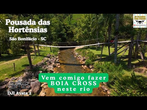 Vem comigo fazer BOIA CROSS na Pousada das Hortênsias, em São Bonifácio - SC - NATUREZA E LAZER!