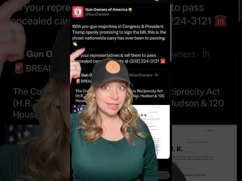 Closest Nationwide Carry Has Ever Been To PASSING?!?#2ndamendment #shortsvideo #shortsfeed #shorts Thumbnail