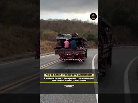 À margem da Lei: O transporte de subsistência clandestino que supre a ausência do Estado do Ceará