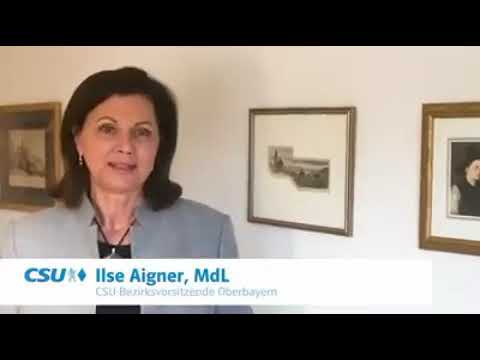 Die bayerische Landtagspräsidentin Ilse Aigner unterstützt Florian Scherf in der Stichwahl.