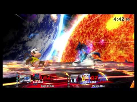 vsHsv s1e7 – Dog w/ Hips (Lucario) vs Mahgnittoc (Diddy Kong/Bowser Jr) – Winners Finals – Wii U