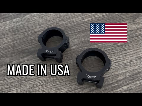 Warne® HyperLite™ Scope Rings: The Ultimate in Lightweight Performance #scopemounts #scoperings