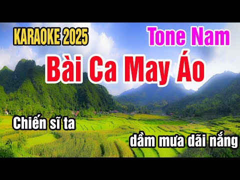 Bài Ca May Áo Karaoke Tone Nam Nhạc Sống gia huy karaoke