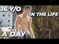 TEENAGE BODYBUILDER A DAY IN THE LIFE: FULL DAY OF EATING + CHEST WORKOUT || 16 Year Old Yuval Shaul