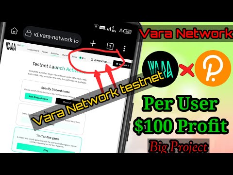 Claim $100 ll new airdrop instant withdraw ll Vara network testnet ll Biconomy exchange airdrop