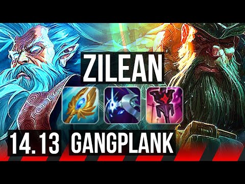 ZILEAN vs GANGPLANK (TOP) | 9k comeback, 32k DMG, 500+ games | EUW Master | 14.13