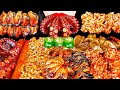 ASMR MUKBANG Spicy Seafood Boil Octopus Cold Milt Crab Sausage Recipe Cooking Eating Mukbang