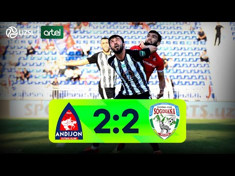 Superliga 22-tur. Andijon - So‘g‘diyona bahsida kiritilgan gollar va xavfli vaziyatlar (Highlights)