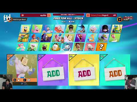 Heat Wave 8 - Top 6 Winners Final squible VS. Pugx - Nickelodeon All Star Brawl Singles