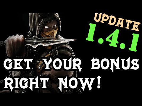 Mortal Kombat X Mobile Update 1.4.1. New intro, cool spec-effects and weird sales.