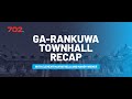 Ga-Rankuwa Townhall: Unemployment, high crime, inconsistent electricity and water supply