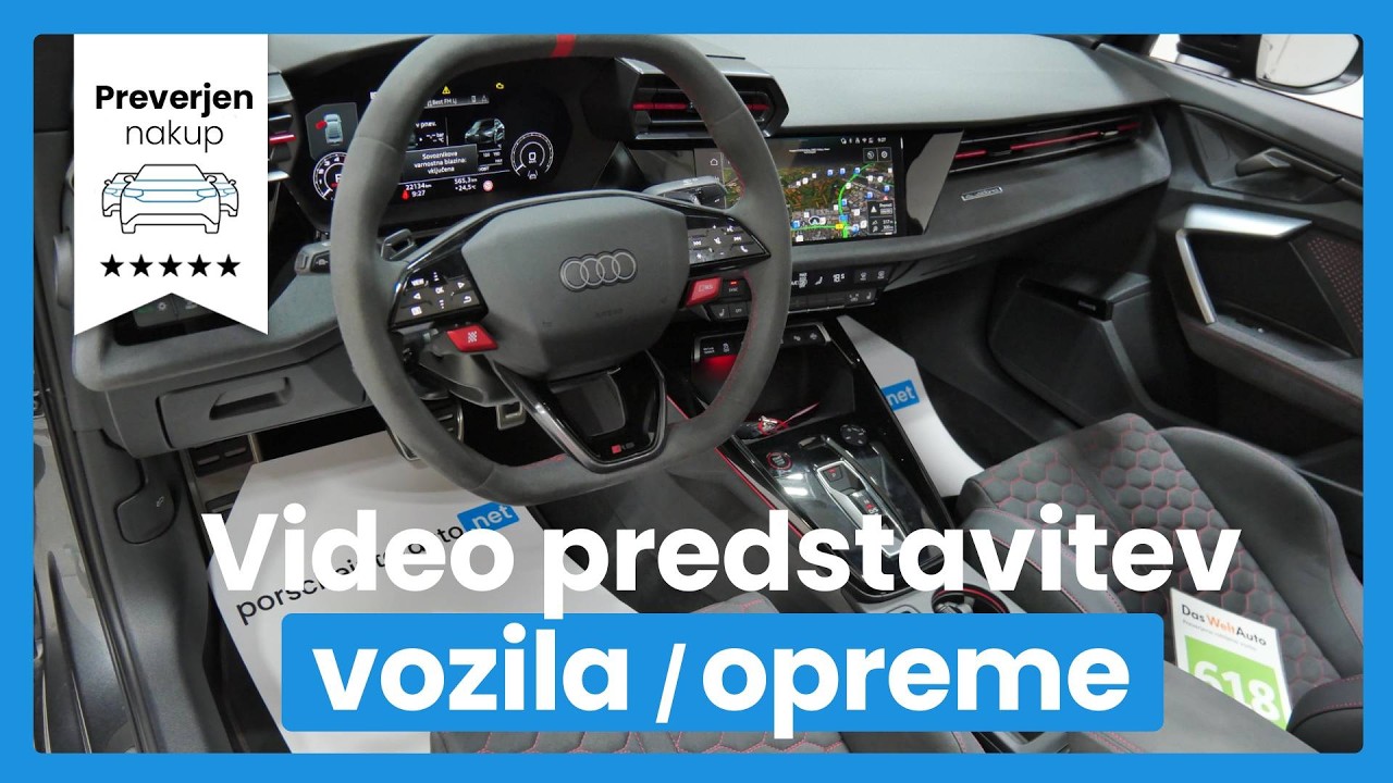 Audi RS3 quattro TFSI S tronic - SLO VOZILO - PANORAMA