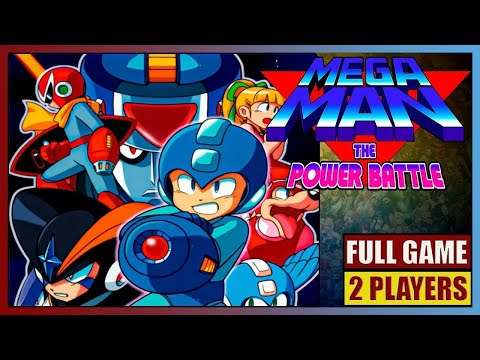 Mega Man The Power Battle (Co-op) Full Gameplay (ARCADE)