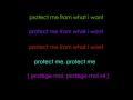 Protège-Moi by Placebo with Lyrics 
