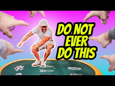 Do Not EVER Do THIS at the Poker Table 😱 | Poker Tips For Beginners #shorts