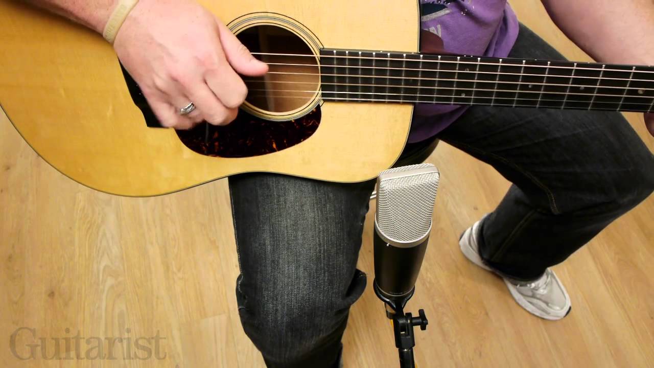 Recording acoustic guitar: microphone types - YouTube