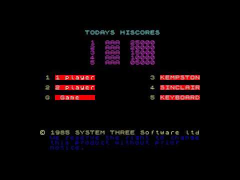 International Karate (A)  ZX Spectrum 128 - with remake of Rob Hubbard's Atari music