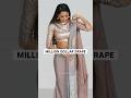 Million Dollar Drape Infinity Drape Saree How To Drape A Saree Perfectly Shorts