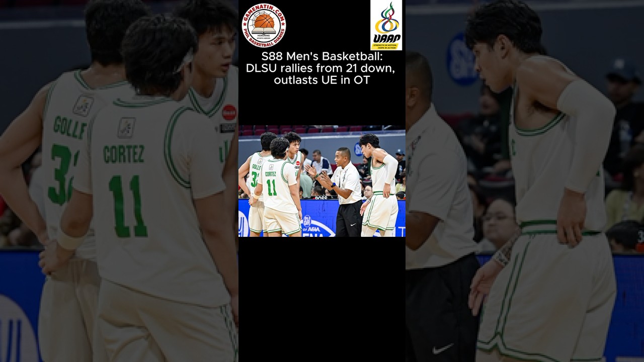 UAAP Men's Basketball: DLSU rallies from 21 down to beat UE in OT; Baclaan injured