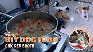 DIY Homemade Dog Food - Chicken Broth
