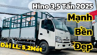 Hino 300 3T5 2025 Mui Bạt Nhôm | Giá và thông số xe tải Hino 300 3T5 2025 Mui Bạt Nhôm Sàn Inox