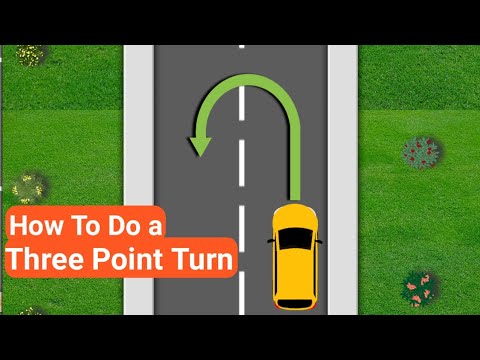 3 Point Turn/How to do a 3 point turn (Step by Step)/driving test #drivingtips
