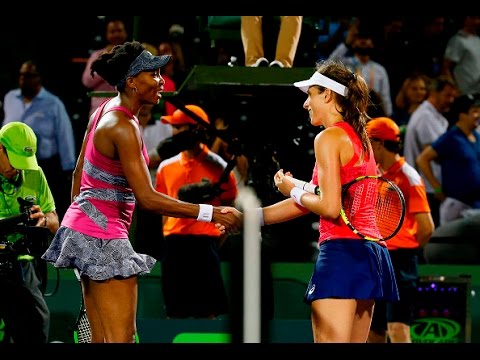 Miami Open Semifinals | Johanna Konta vs Venus Williams | WTA Highlights