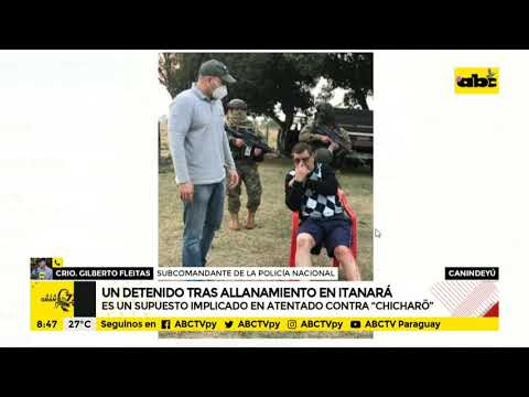 Detienen a supuesto implicado en atentado contra "Chicharõ"
