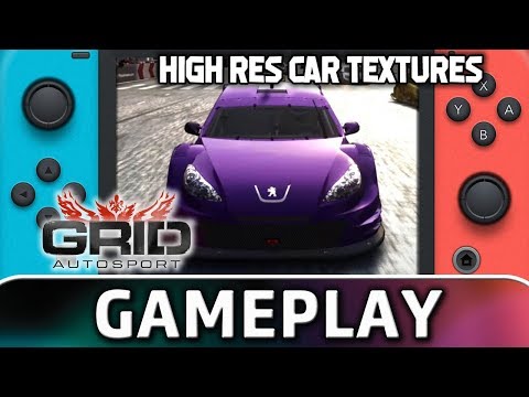 GRID Autosport | "High Res Car Textures" Gameplay on Switch