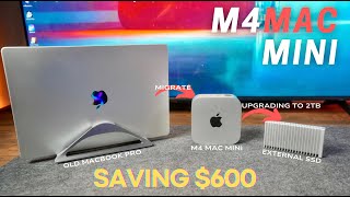 Migrating from Old Mac to New M4 Mac Mini and Upgrading Storage 2TB | Save $600 on 2TB