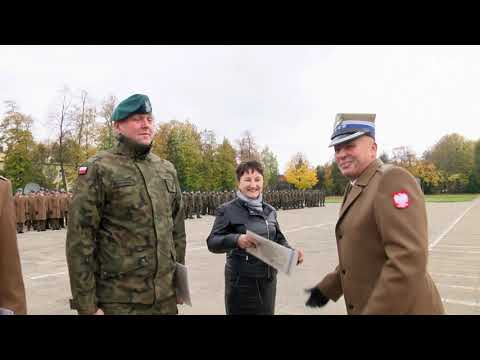 Uroczysty apel w sieradzkiej brygadzie