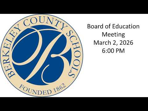 Board of Education Meeting--March 3, 2026