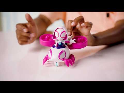 Marvel Spidey and His Amazing Friends Ghost Spider Copter Set, Action Figure, Vehicle, and Accessory thumbnail