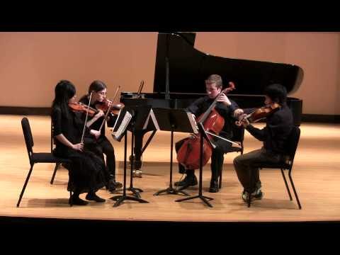 Midwest Youmg Artists -1/12/14 Sunday Soiree, Mendelssohn String Quartet