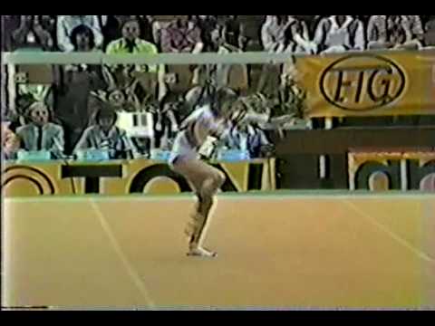 9th AA Laura Cutina FX - 1983 World Gymnastics Championships 9.700