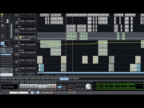MAGIX Samplitude Music Studio 2016  – Automationen Tutorial (DE)