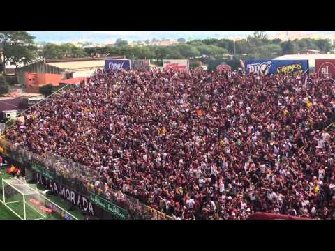 "De Regreso a la Cueva/ Monstruo de mi vida...Ultra Morada" Barra: Ultra Morada &bull; Club: Saprissa