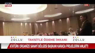 ATATÜRK ORGANİZE SANAYİ BÖLGESİ BAŞKANI KARACA PROJELERİNİ ANLATTI 8 M
