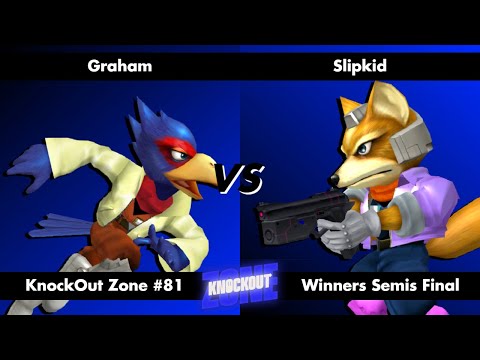 KnockOut Zone #81 - SSBM Winners Semis Final - Graham (Falco) vs Slipkid (Fox)